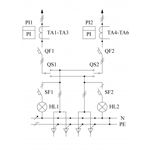 ВРУ1-11-10А УХЛ4 Вводно-распределительное устройство (без счетчиков)